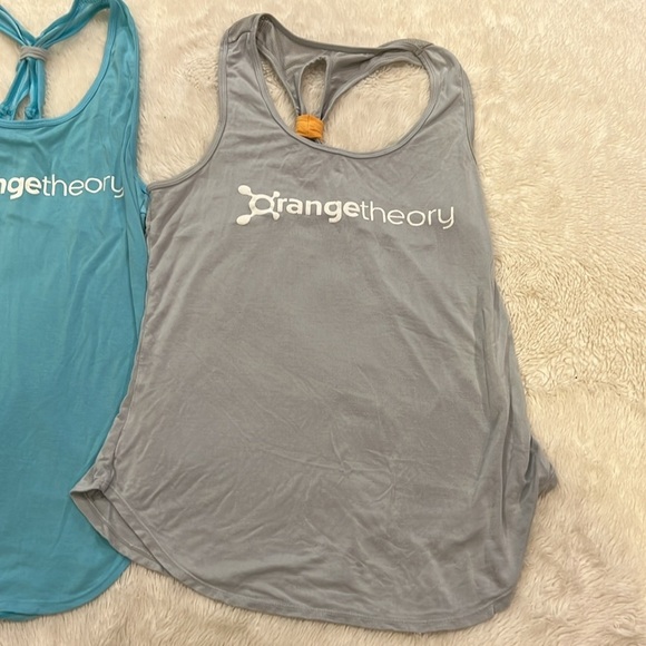 2 Orangetheory Fitness tank top blue gray small - Picture 2 of 12